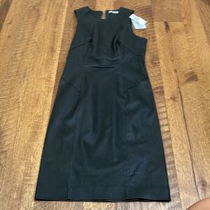 NWT Alexander Wang Women’s Black Leather Dress Size 4